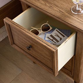Evelyn Single Pedestal Storage Desk (47.5"w x 20"d)
