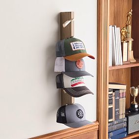 No Nails Vertical Hat Rack (24")