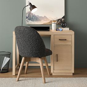 Campbell Single Pedestal Storage Desk (42"w x 19"d)
