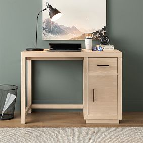 Campbell Single Pedestal Storage Desk (42"w x 19"d)