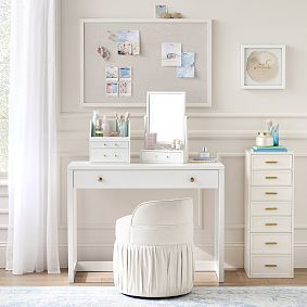 Elle Vanity Mirror With Storage Drawer (12"w x 19"d)