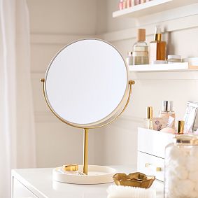Glam 3x Magnification Vanity Mirror (12"w x 16"d)