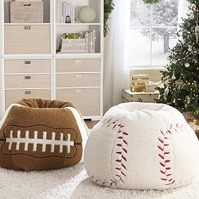 Large Baseball Bean Bag Chair