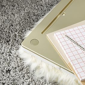 Faux-Fur Speaker Lapdesk - Llama