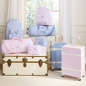 Le Petit Bow Blue Duffle Bag