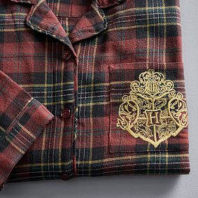 Harry Potter<sup>&trade;</sup> Hogwarts<sup>&trade;</sup> Plaid Organic Pajama Set