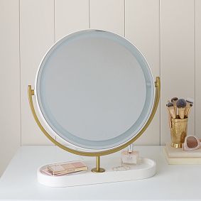 Glam LED Light-Up Vanity Mirror (18"w x 19"d)