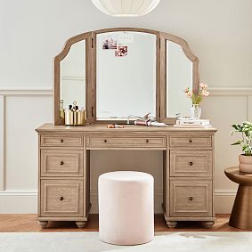 Chelsea Smart Storage Vanity Desk (54.5"w x 21.5"d)