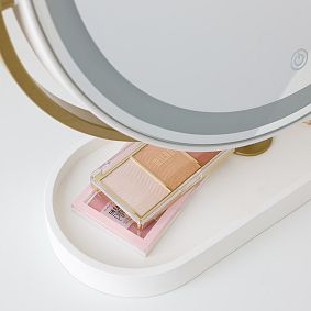 Glam LED Light-Up Vanity Mirror (18"w x 19"d)