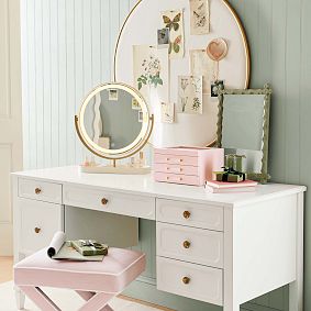 Glam LED Light-Up Vanity Mirror (18"w x 19"d)