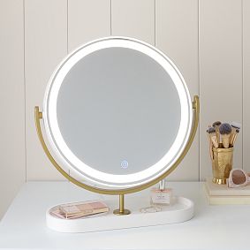 Glam LED Light-Up Vanity Mirror (18"w x 19"d)