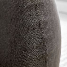 Large Element Bean Bag Chair, Enzyme Washed Canas Light Gray
