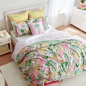 Lilly Pulitzer Tropical Oasis Reversible Euro Pillow Cover