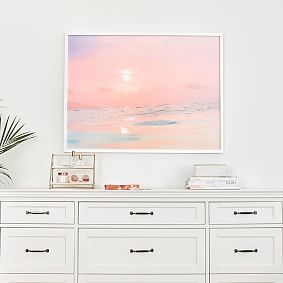 Minted® Sorbet Sea Framed Art by Kamala Nahas