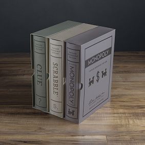 Vintage Bookshelf Collection 3-Pack: Monopoly<sup>&reg;</sup>, Scrabble<sup>&reg;</sup>, Clue<sup>&reg;</sup>
