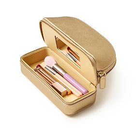 Abby Travel Cosmetic Case with Mirror