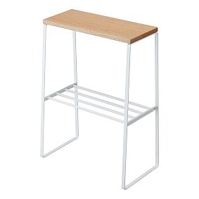 Wood &amp; Metal End Table (16.5")