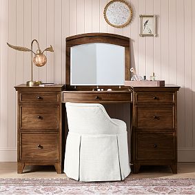 Hampton Smart Flip-Top Vanity Desk (58.5"w x 23.5"d)
