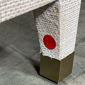 Open Box: AERIN Raffia Nightstand (52") - Whitewash