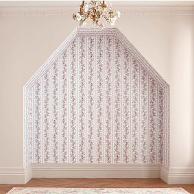 Open Box: LoveShackFancy Kenmare Rose Wallpaper, Pre-Pasted