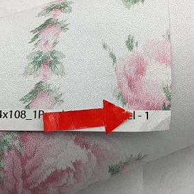 Open Box: LoveShackFancy Kenmare Rose Wallpaper, Pre-Pasted