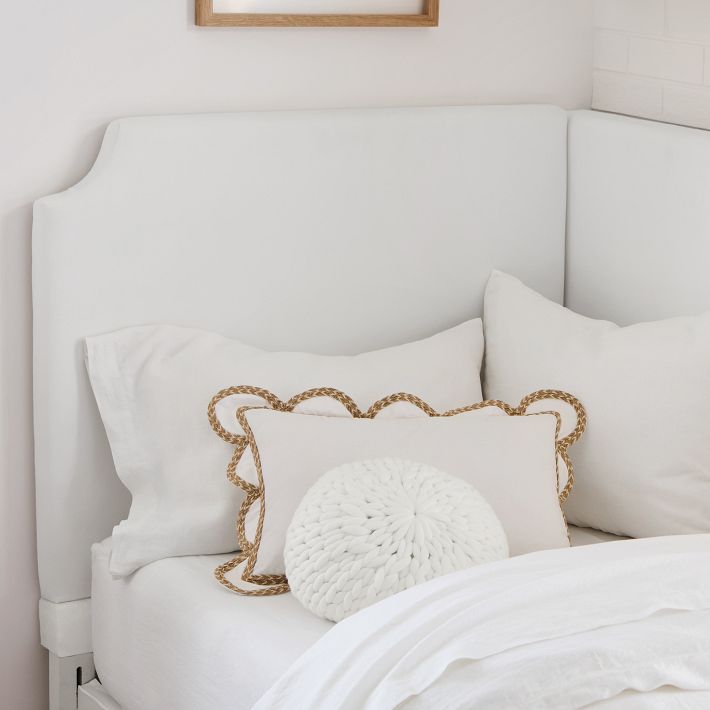 No Nails Auburn Corner Smart™ Headboard | Pottery Barn Teen