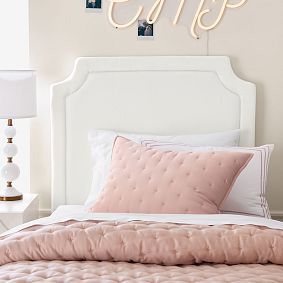 Smart Auburn Tufted No Nails Dorm Headboard