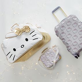 Hello Kitty<sup>&reg;</sup> Bow Jet-Set Recycled Duffle Bag