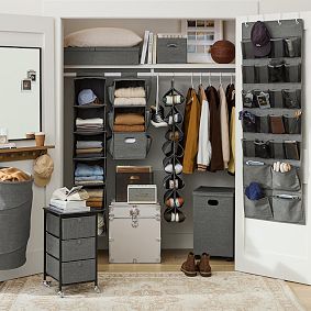 Rolling Lidded Laundry Hamper