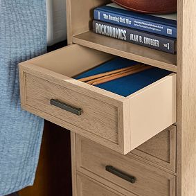 Wood Plug-In Tower USB A/C 2-Plug - Seadrift, 33"