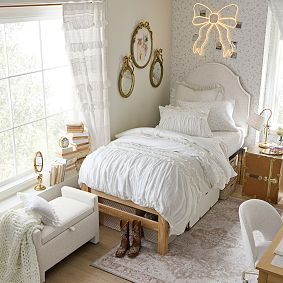 LoveShackFancy Eyelet Light-Filtering Curtain