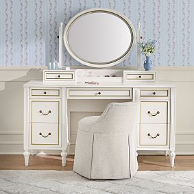 LoveShackFancy Parisian Vanity Topper (49.5"w x 9.5"d)