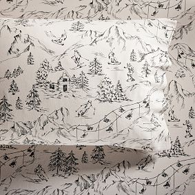 Mountain Run Flannel Organic Sheet Set