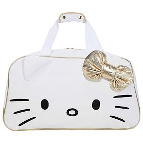 Hello Kitty<sup>&reg;</sup> Bow Jet-Set Recycled Duffle Bag