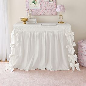 LoveShackFancy Bows Desk Skirt