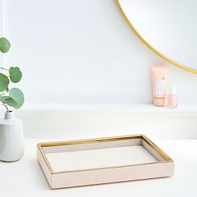 Velvet Blush Stacking Jewelry Box