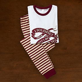 Harry Potter<sup>&trade;</sup> Marauder's Map<sup>&trade;</sup> Teen Glow-in-the-Dark Fitted Pajama Set