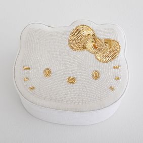 Hello Kitty<sup>&reg;</sup> Beaded Velvet Jewelry Box