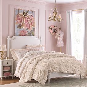 LoveShackFancy Daydream Ruffle Flannel Sheet Set