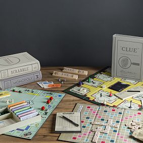Vintage Bookshelf Collection 3-Pack: Monopoly<sup>&reg;</sup>, Scrabble<sup>&reg;</sup>, Clue<sup>&reg;</sup>