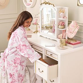 LoveShackFancy Damask Terry Robe