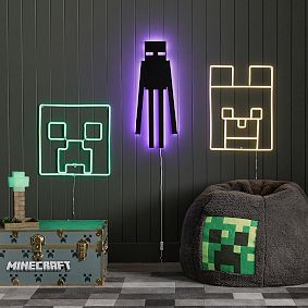 Minecraft Creeper Neon LED Light
