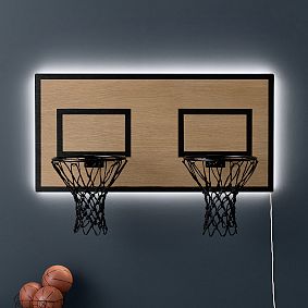 Double Backlit Basketball Hoop 