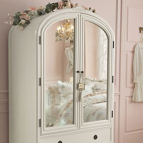 LoveShackFancy Mirrored Armoire (42w x 21d")