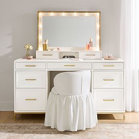 Blaire Marquee Light Up Mirror Topper (36.5"w x 7"d)