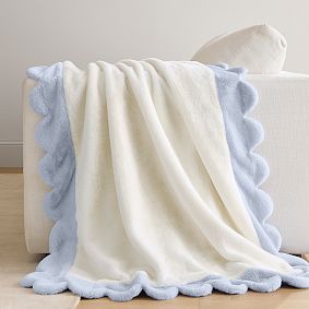 Scallop Fur Throw