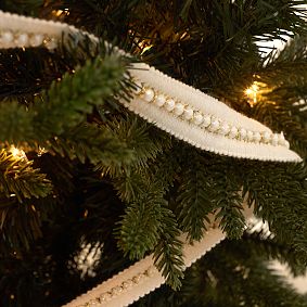 LoveShackFancy Pearl Ribbon Garland 