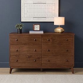 Keaton 6-Drawer Wide Dresser (56w x 19d")