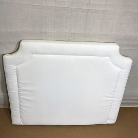 Open Box: Auburn Tufted No Nails Dorm Headboard, Twin - Everyday Velvet Ivory