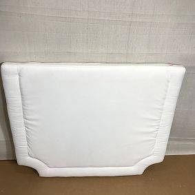 Open Box: Auburn Tufted No Nails Dorm Headboard, Twin - Everyday Velvet Ivory